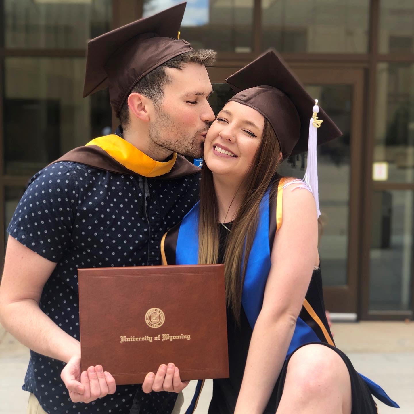 Ashlyn and Taylor at the University of Wyoming